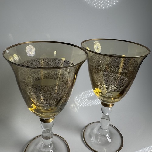 Gold floral wine - gold,
