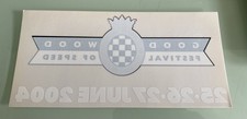 GOODWOOD Festival of Speed - Interior Window Sticker 2004 - Unused 21.5 x 10.5cm