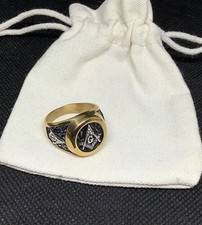 Vintage Style Masonic Ring