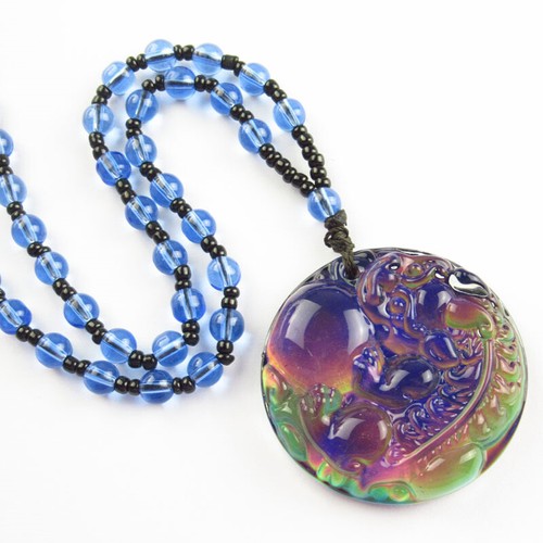 44x12mm blue rainbow mood - 44x12mm,