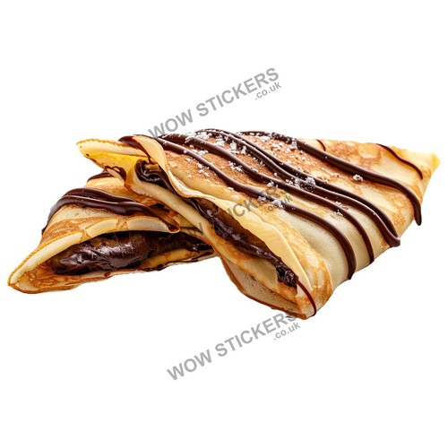 Crepe with chocolate - chocolate, sauce