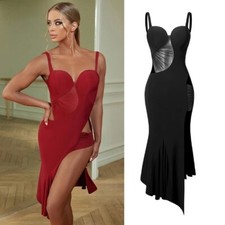 Hollow Waist Latin Dance Dress