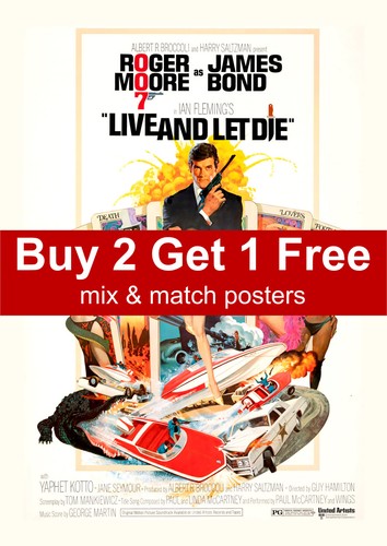 James bond 007 live and - james, let