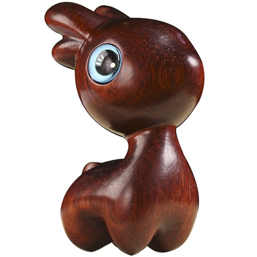 Wood deer ornament creative - wood,