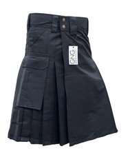 Men's Black Hot Selling Tactical Utility Kilts Ripstop Cotton Tactical Kilt