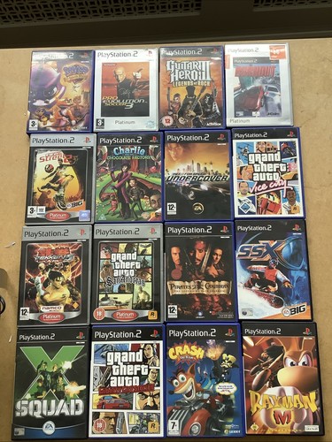 Bundle playstation 2 - 16,