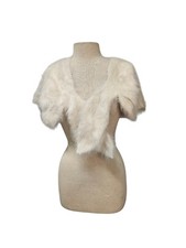 Vintage Knitted Angora Fur