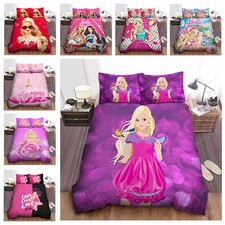 Barbie Bedding Set Cartoon