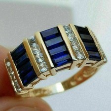 Baguette Diamond Half Eternity