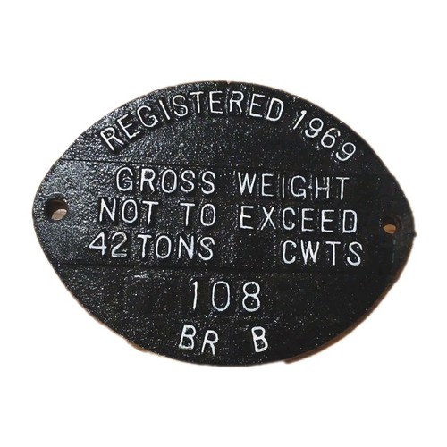 Railwayana registered 1969 - railwayana,