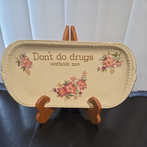 Floral vintage chintzy plate - vintage,
