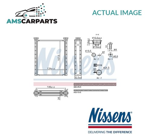 Heater radiator exchanger lhd - heater,