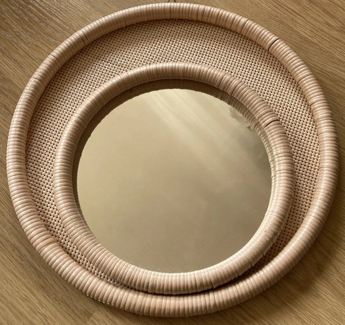 Vintage retro circular rattan - retro,