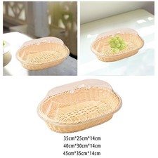 Woven Fruit Basket with Cover