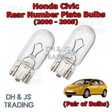 For Honda Civic Rear Number