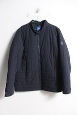 Cotton Traders Mens Padded Puffer Coat Jacket - Blue - Size Large L (M28)