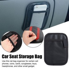 1x Car Accessories Vehicle Storage PU Leather Pouch Bag Phone Holder Organizer