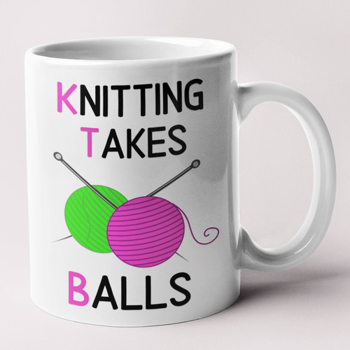 Knitting wool themed - knitting, mugs