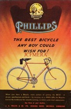 PHILLIPS 'Best Bicycle a Boy Could Wish For' ADVERT Vintage 1949 Print Ad 686/05