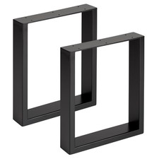 Set of 2 Industrial Metal Square Table Legs Coffee/Bench/Seat/Chair 40x35cm #667