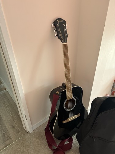 Black fender acoustic - fender,