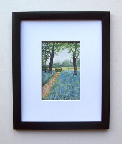Original hand painted - hand, framed