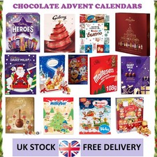 Chocolate Advent Calendar Christmas 2025 Lindt Lindor Teddy Cadbury Kinder Xmas