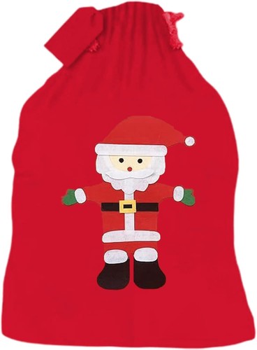 Santa sack large 60x90cm - santa,