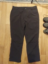 Mens Charcoal Grey Rohan Dry Requisite Lined Walking Trousers.  Size 38R. VGC.