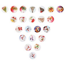  100 Pcs Painted Wooden