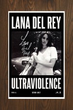 Lana Del Rey – ULTRAVIOLENCE Signed Poster 11x17 W/ COA - Authentic Memorabilia
