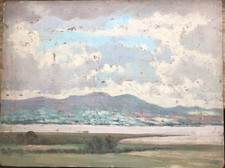 Hugh Boycott Brown 1909-1990 oil Donegal Melmore Ireland 12x16" inscribed $4855