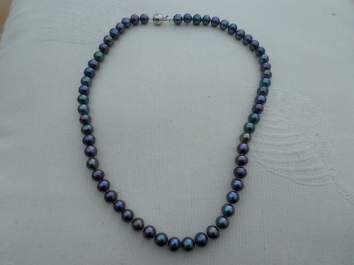 Black freshwater pearl - freshwater,