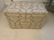 Gold Pattern Ottoman Storage