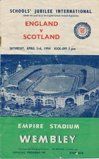 England v Scotland (Schoolboy International @ Wembley) 1954