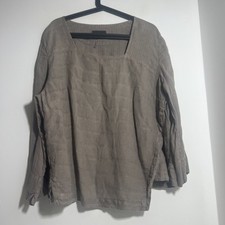Oska Linen Top Smock Lagenlook