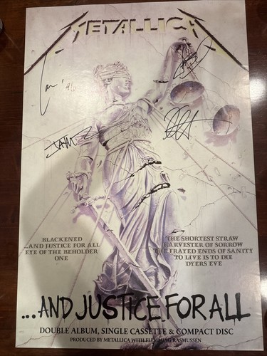 Metallica and justice - and,