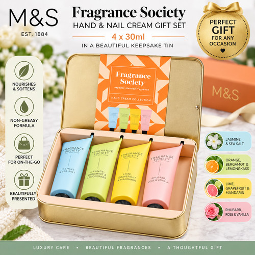 Fragrance society hand - m&s,