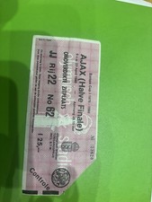 Ajax V Nottingham Forest 1980 European Cup S/f Ticket