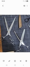 Dog grooming scissors pre owned X2 STRAIGHTS AND THINNERS 