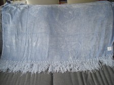 Blue Throw - 63 inch x 51 inch
