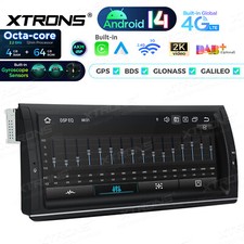 10.25" Screen Android 14 Car GPS Sat Nav DAB Stereo Radio Wifi 4G for BMW E53 X5