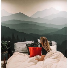 Mountain view removable - , green