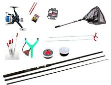 Complete  Starter Fishing Tackle Set & Tackle Rod Reel Net  