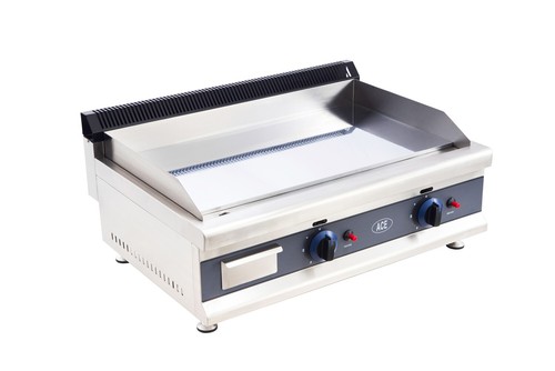 Ace gas griddle 75cm - 75cm, *chrome*