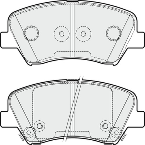 Brake pads set - pads,