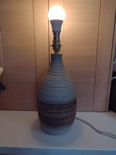 Vintage KP Pottery Large Lamp Mid Century 1970's Broadstairs Textured Modernist
