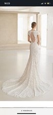rosa clara couture balboa wedding dress size 10