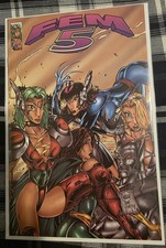 Fem 5 #3 1996 Entity Comics
