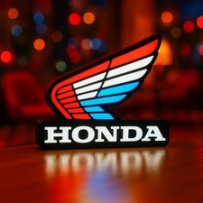 Honda LED Light Up Sign Retro